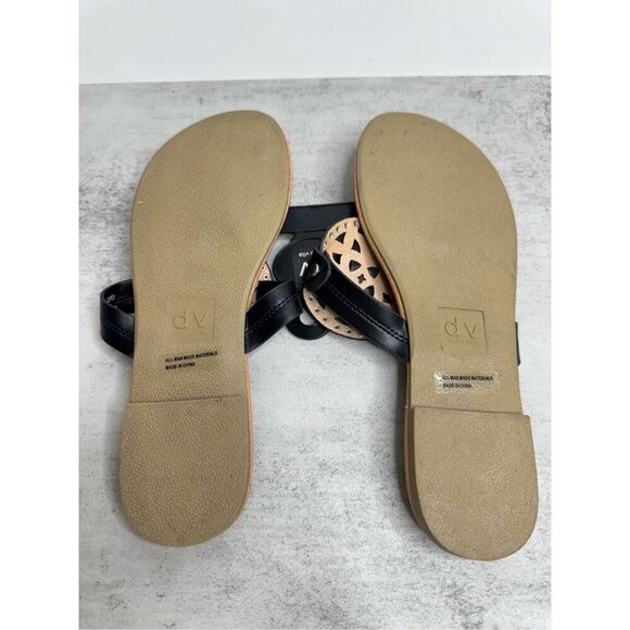 DV‎ by Dolce Vita Sandals Size 5 Medallion Black Summer Shoes NEW - Picture 9 of 9
